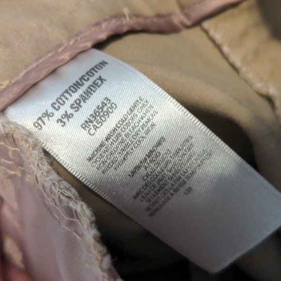 Van Heusen size 6 stretch tan pants - Picture 9 of 9